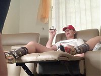 Mutual masturbation dildo fucking with stepsis